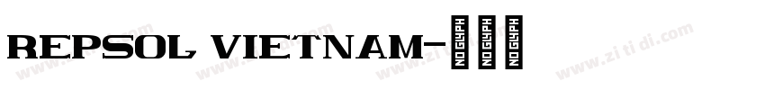 Repsol Vietnam字体转换